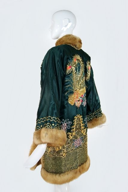 1960s Embroidered Sable & Mink Coat 2