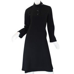 1960s Chic Sculpted Pierre Cardin Dress 12