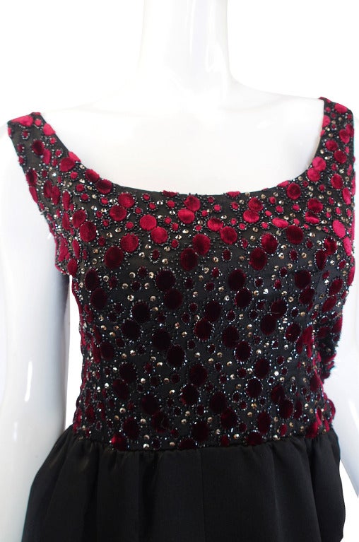 1962 Hubert de Givenchy Haute Couture Dress For Sale 1