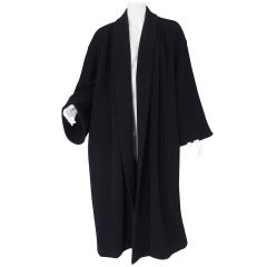 1980s Gianfranco Ferre Wool Kimono Coat