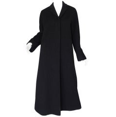 1990s Calvin Klein Minimalist Wool Coat