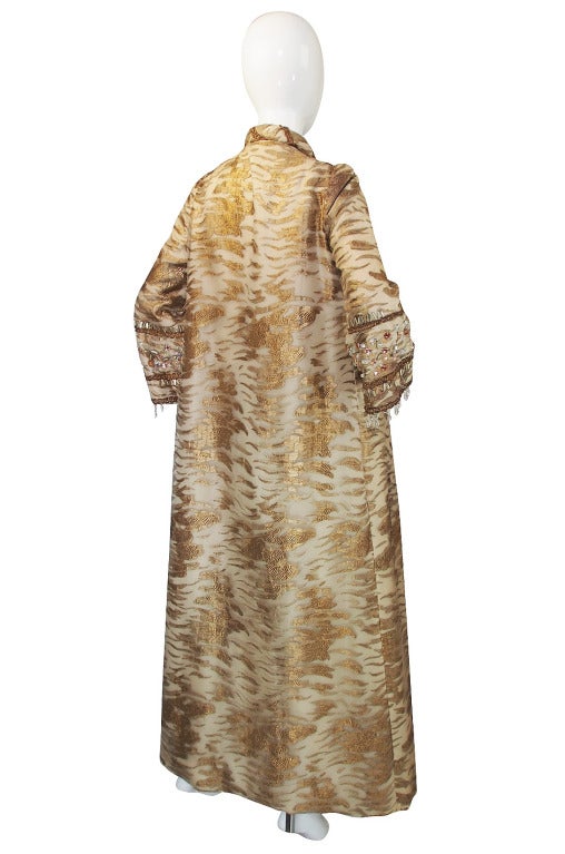 1960s Incredible Custom Beaded Coat & Gown 2