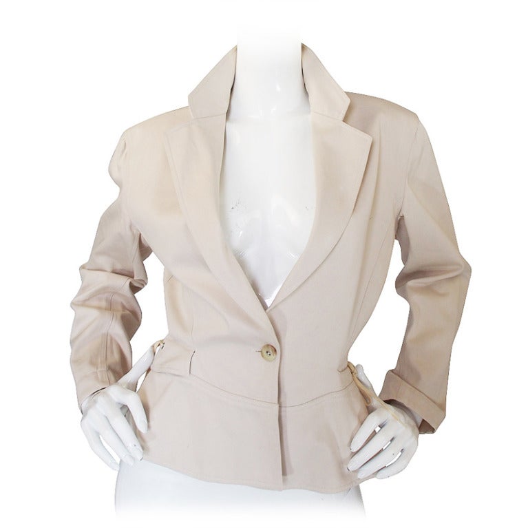 1990s Azzedine Alaia Safari Jacket For Sale