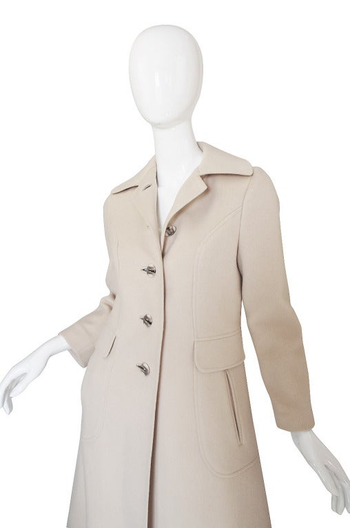 1960s Helen Wolf 100% Cashmere Coat 1