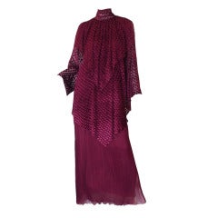 A/W 1980 Haute Couture Christian Dior Gown 9