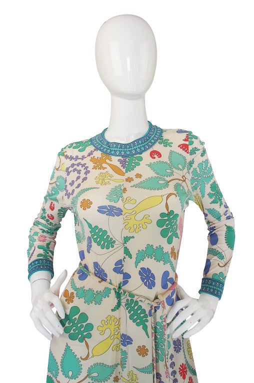 Women's 1970s Amazing Bessi Floral Maxi Dress