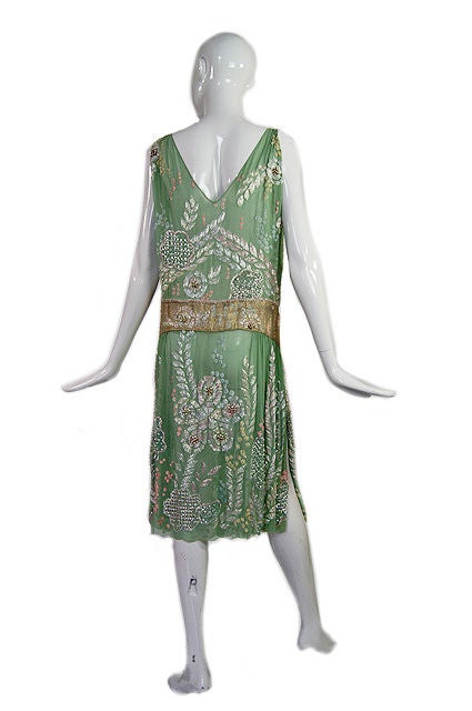 1920s Elaborately Beaded Flapper 2