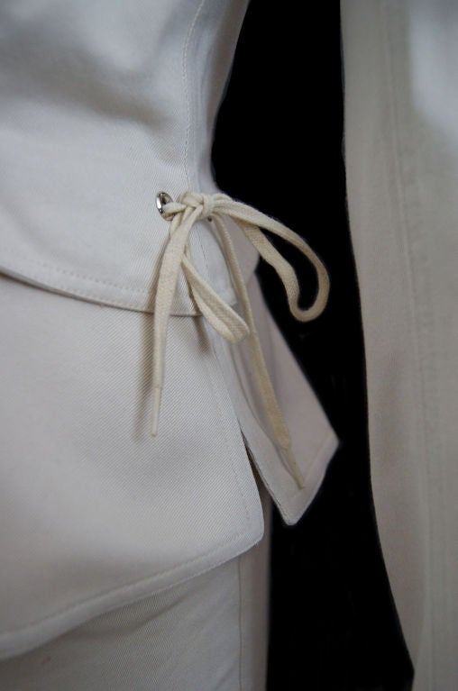 1990s Alaia Wasp Waist Jacket 4