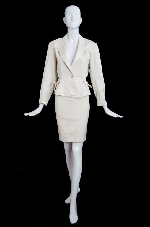 1990s Alaia Wasp Waist Jacket 6