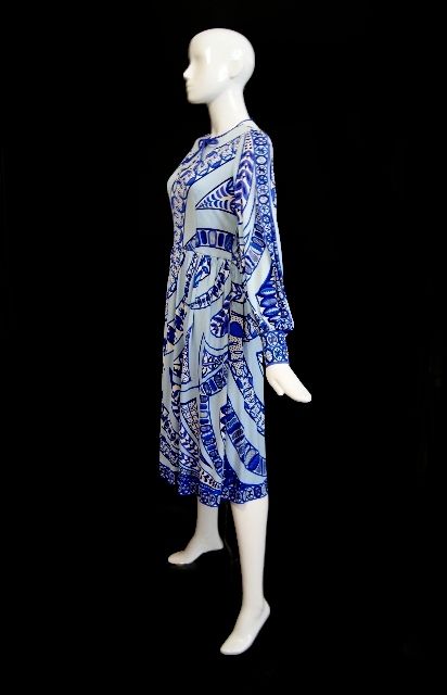 1970s Keyhole Pucci Dress