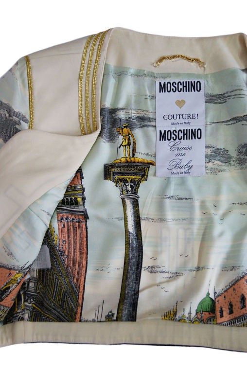 1990s Moschino Couture Venice Jacket 3