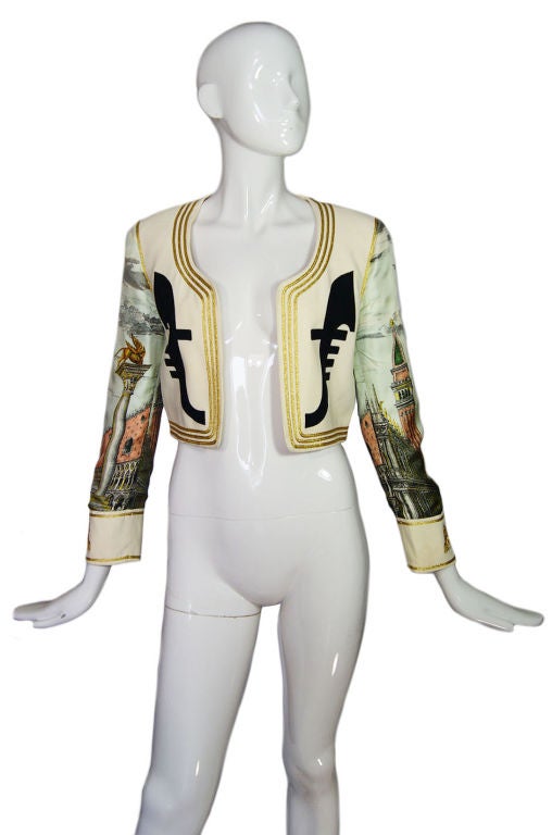 1990s Moschino Couture Venice Jacket 4