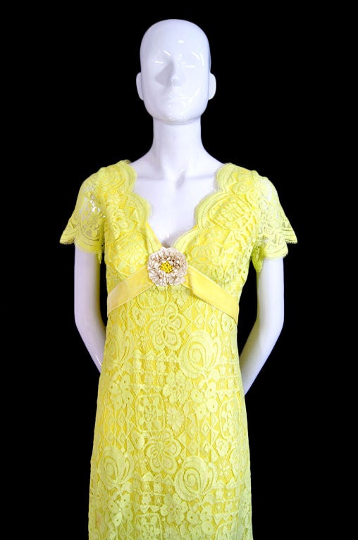 Women's 1950s Helen Rose Tiered Lace Gown