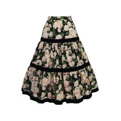 1970s Yves Saint Laurent Gypsy Skirt