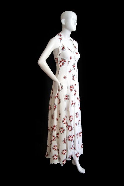 1970s Ossie Clark Halter Dress