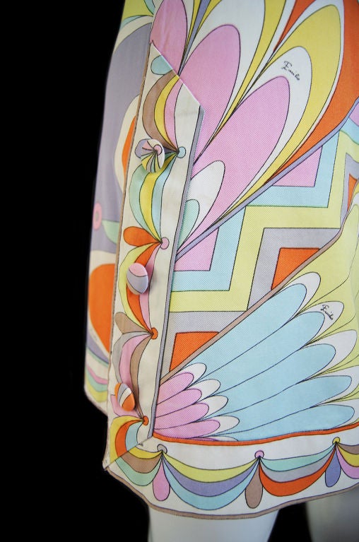 1960s Print Emilio Pucci Mini Dress 1