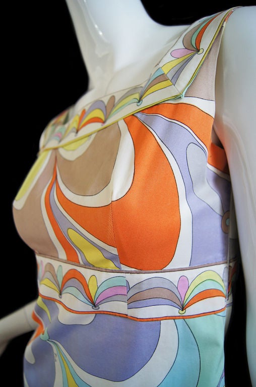 1960s Print Emilio Pucci Mini Dress 2