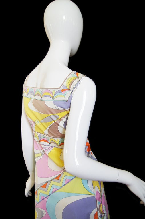 1960s Print Emilio Pucci Mini Dress 4