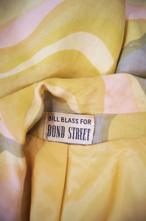 1960s Bill Blass Bond Street Mod Coat 5