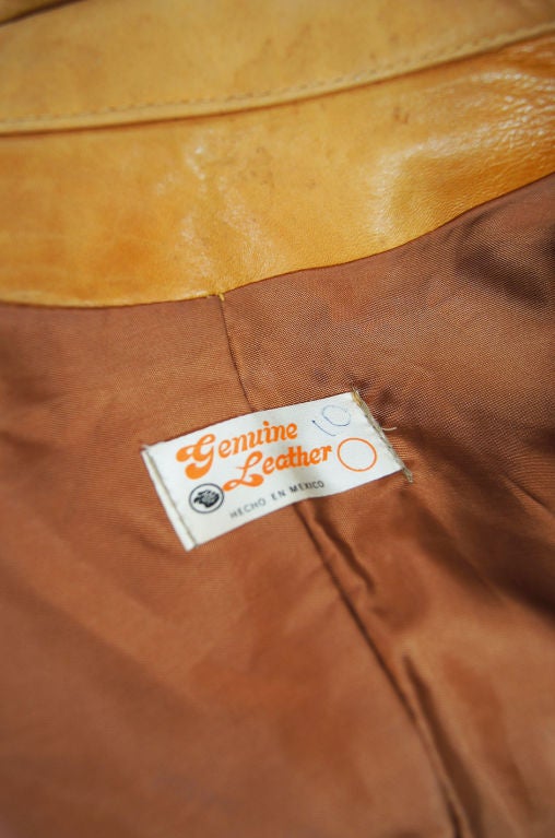 1960s Buckskin Novarese Leather Jacket 5