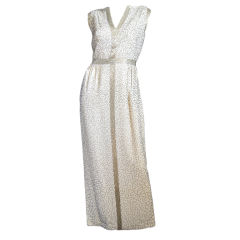 Vintage 1960s Glamourous Beaded Malcolm Starr Gown