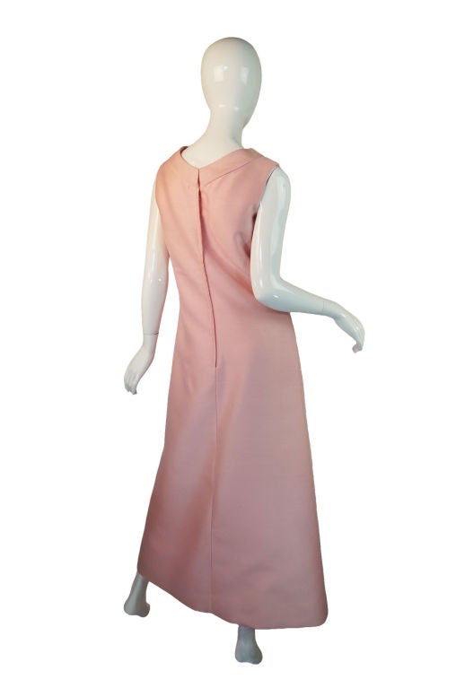 1960s Pink & Crystal Lillie Rubin Maxi 1