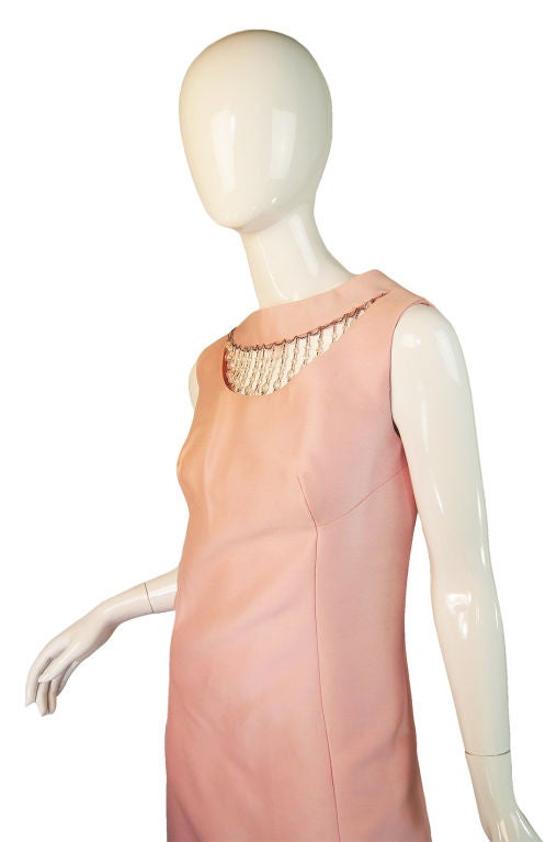 1960s Pink & Crystal Lillie Rubin Maxi 3