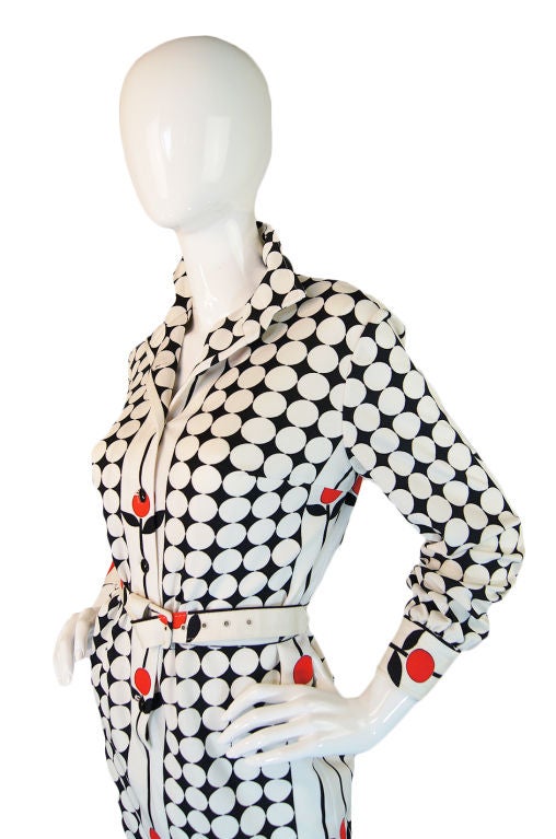 1960s Givenchy Couture Dots & Flowers 2