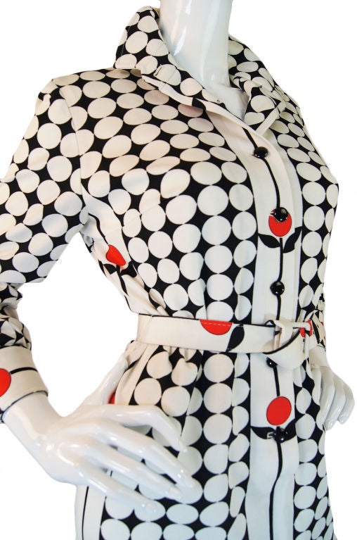 1960s Givenchy Couture Dots & Flowers 4