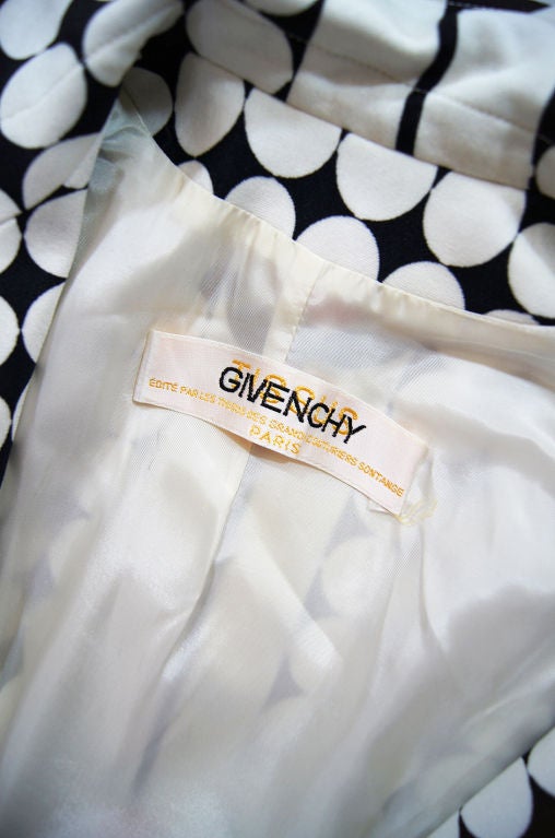 1960s Givenchy Couture Dots & Flowers 5