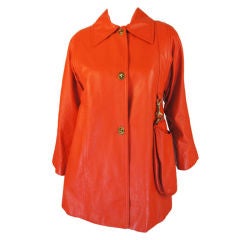 Retro 1960s Rare Sills Bonnie Cashin Orange