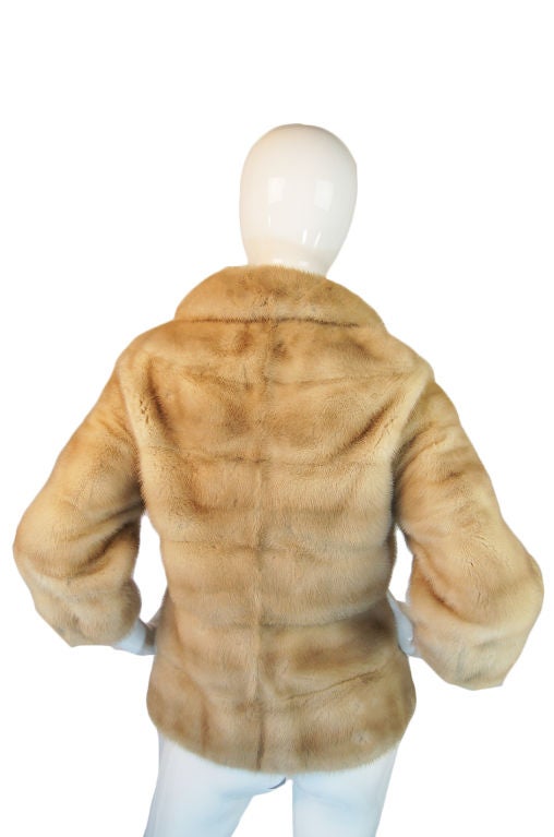 1950s EMBA Pearl Mink Evening Jacket 2