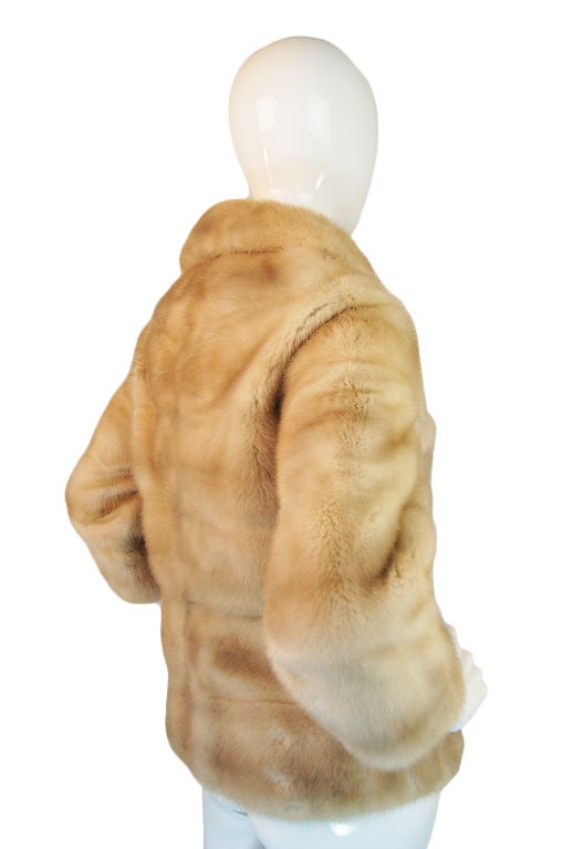 1950s EMBA Pearl Mink Evening Jacket 3