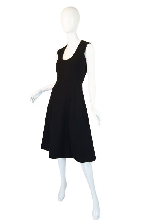 Women's 1960s Crepe A-Line Pauline Trigere Dress