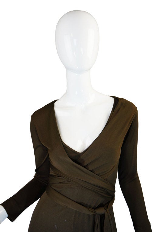 1970s Rare Scott Barrie Jersey Dress For Sale 2