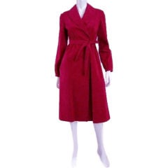 1970s Raspberry Ultra Suede Halston