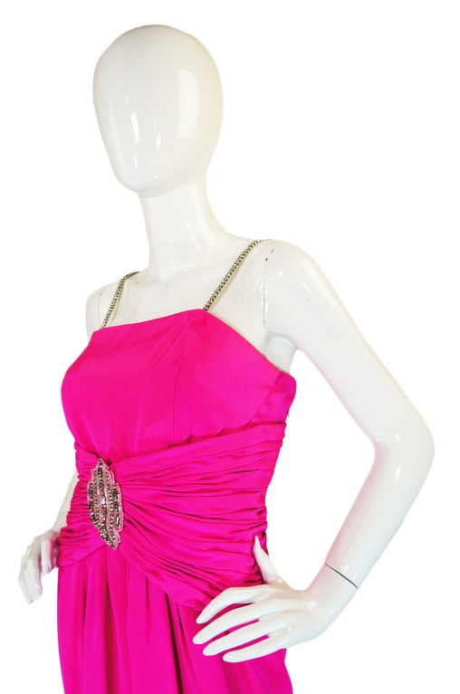 1970s Ted Lapidus Couture Dress For Sale 2