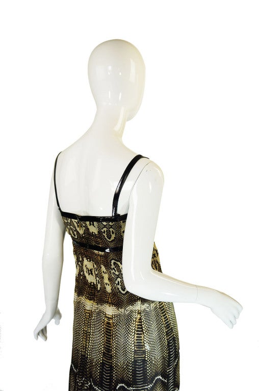 2006 Python Silk Roberto Cavalli Gown 3