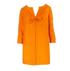 1960s Rare Maggy Reeves Tangerine Coat