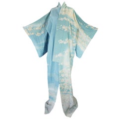 Rare Handmade Japan Furisode Kimono