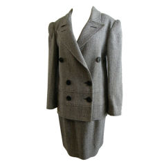 Vintage Valentino 1980's Wool Suit