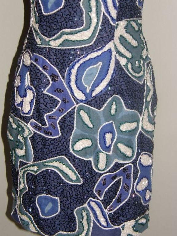 Unique Bob Mackie Denim Dress