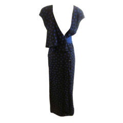 Vintage Valentino "Night" 1980's Silk Evening Dress - REDUCED!
