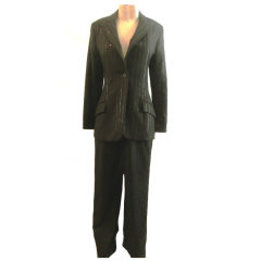 3pc bill blass pantsuit with skirt