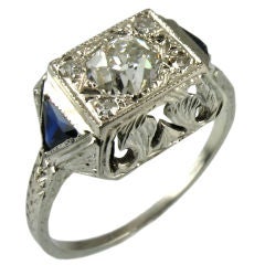 1930's 18kt Engagement Ring