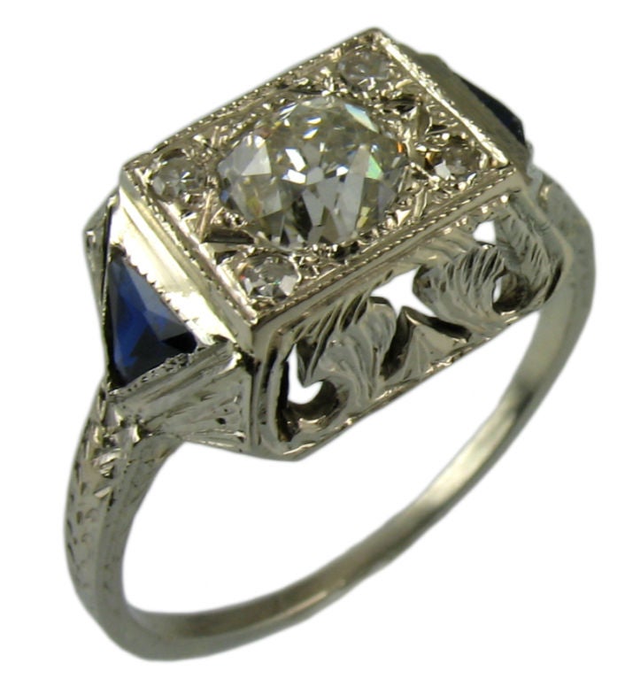 1930's 18kt Engagement Ring