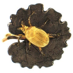 Vintage BUCCELLATI Very Sweet Beetle Pin