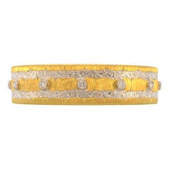 M. BUCCELLATI Scroll Work Cuff Bracelet