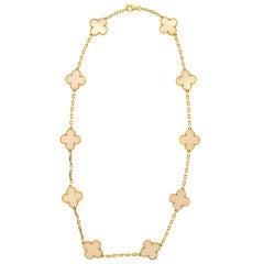 VAN CLEEF & ARPELS 'Alhambra' Necklace