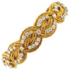 BOUCHERON Bold Rope Twist Diamond Bracelet